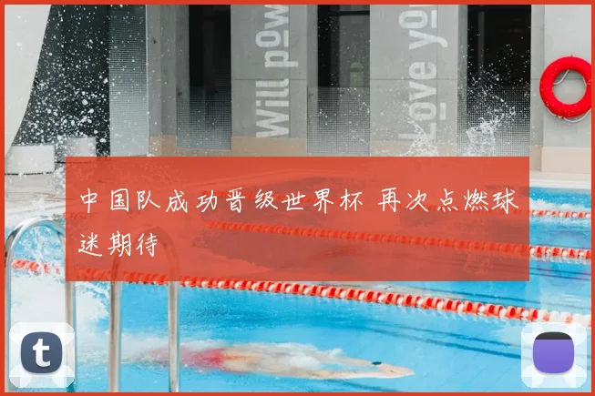 中国队成功晋级世界杯 再次点燃球迷期待